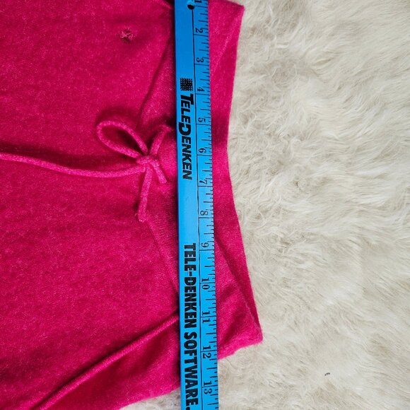 Kate Spade Wool Cashmere Blend Knit Drawstring Dream Jogger Pant Pink Jewel S - Picture 4 of 8